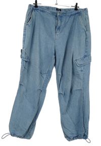 Dámske svetlomodré cargo cuff rifle Simply Be