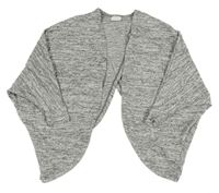 Sivý melírovaný úpletový cardigan F&F