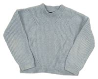 Svetlomodrý žinylkový sveter C&A