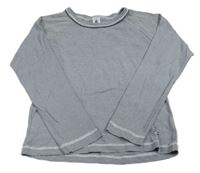 Tmavomodro-biele pruhované tričko Petit Bateau