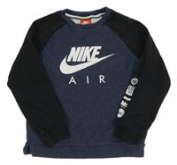 Tmavomodro-černá mikina Nike