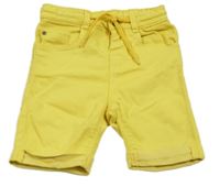 Žlté teplákovo/riflové kraťasy Orchestra