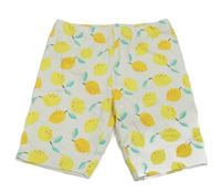 Bílé elastické kraťasy s citrony Topolino