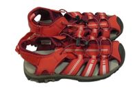 Červeno-vínové outdoorové sandály Alive vel.32