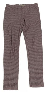 Modro-bielo-ružové vzorované legíny Zara