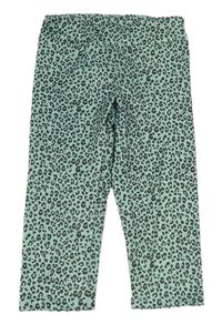 Světlemodro-tmavosivé vzorované športové capri legíny zn. Active touch