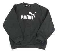 Tmavošedá mikina s logem Puma