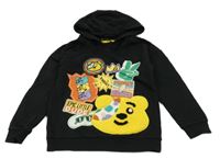 Černá mikina s Pudsey a kapucí George 