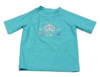 Tyrkysové UV tričko s mušlí Lily & Dan