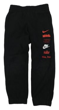 Černé tepláky s logem Nike