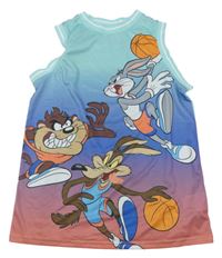 Svetlomodré basketbalové tielko s Bugs Bunnym a kamarády H&M