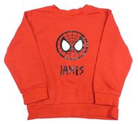 Červená mikina so Spider-manem George