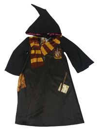 Ostým - Černý plášť s erbem a kapucí - Gryffindor - Harry Potter Tu