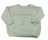 Světlekhaki oversize mikina s králíčkem - Peter Rabbit George