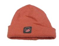 Korálová pletená čapica s nášivkou Crivit