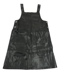 Černé koženkové šaty PRIMARK