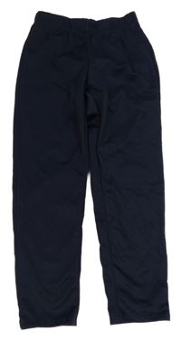 Tmavomodré funkčné športové tepláky Decathlon