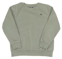 Světlekhakišedá mikina s dinosaurom Next