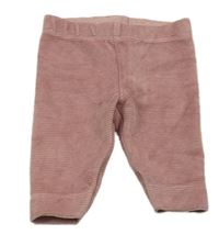 Staroružové rebrované zamatové legíny Tu