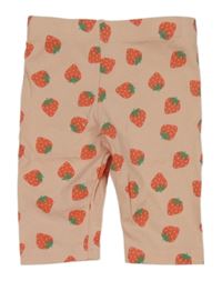 Svetloružové capri legíny s jahůdkami PRIMARK