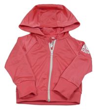 Lososová športová prepínaci mikina s kapucňou zn. Adidas