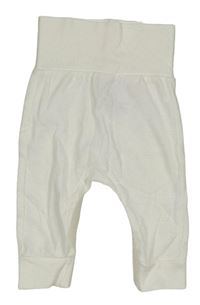 Bílé lehké tepláky H&M