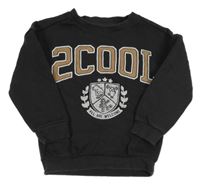 Antracitová mikina s potlačou Tu