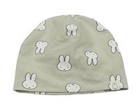 Světlešedá bavlněná čepice s králíky H&M