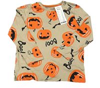 Nové - Pískové triko s dýněmi Little Kids