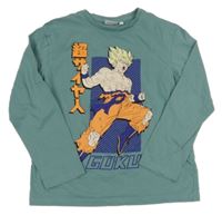 Zelené triko s Goku - Dragon Ball C&A