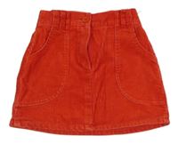 Červená menšestrová sukňa Mothercare