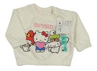 Nové - Smetanová mikina s Hello Kitty a přáteli Primark