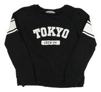 Čierna mikina s nápisom H&M