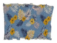 Modrý kvetovaný bandeau top New Look