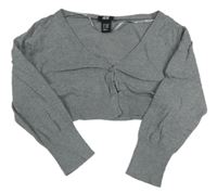 Sivé prepínaci svetrové bolerko H&M