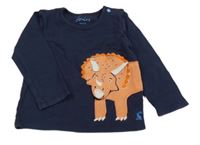 Tmavomodré tričko s dinem Joules