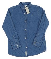 Nové - modrá rifľová košeľa River Island