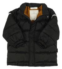 Černá šusťáková zimní bunda H&M