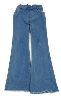 Modré flare džegíny 