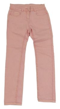 Svetloružové skinny rifle C&A