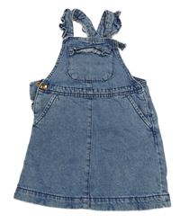 Modré melírované na traké rifľové šaty George