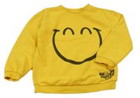Žltá mikina so smajlíkom H&M