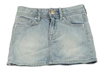 Svetlomodrá rifľová sukňa H&M