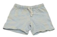 Svetlomodré teplákové kraťasy s listami H&M