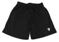 Čierne športové kraťasy s výšivkou