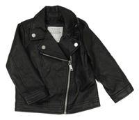 Černý koženkový křivák Primark