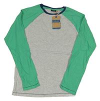 Nové - sivo-zelné tričko Next