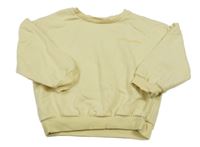 Žltá mikina s nápisom dunnes