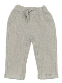 Svetlošedá -béžové melírované tepláky C&A