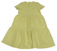 Žlté rebrované šaty H&M